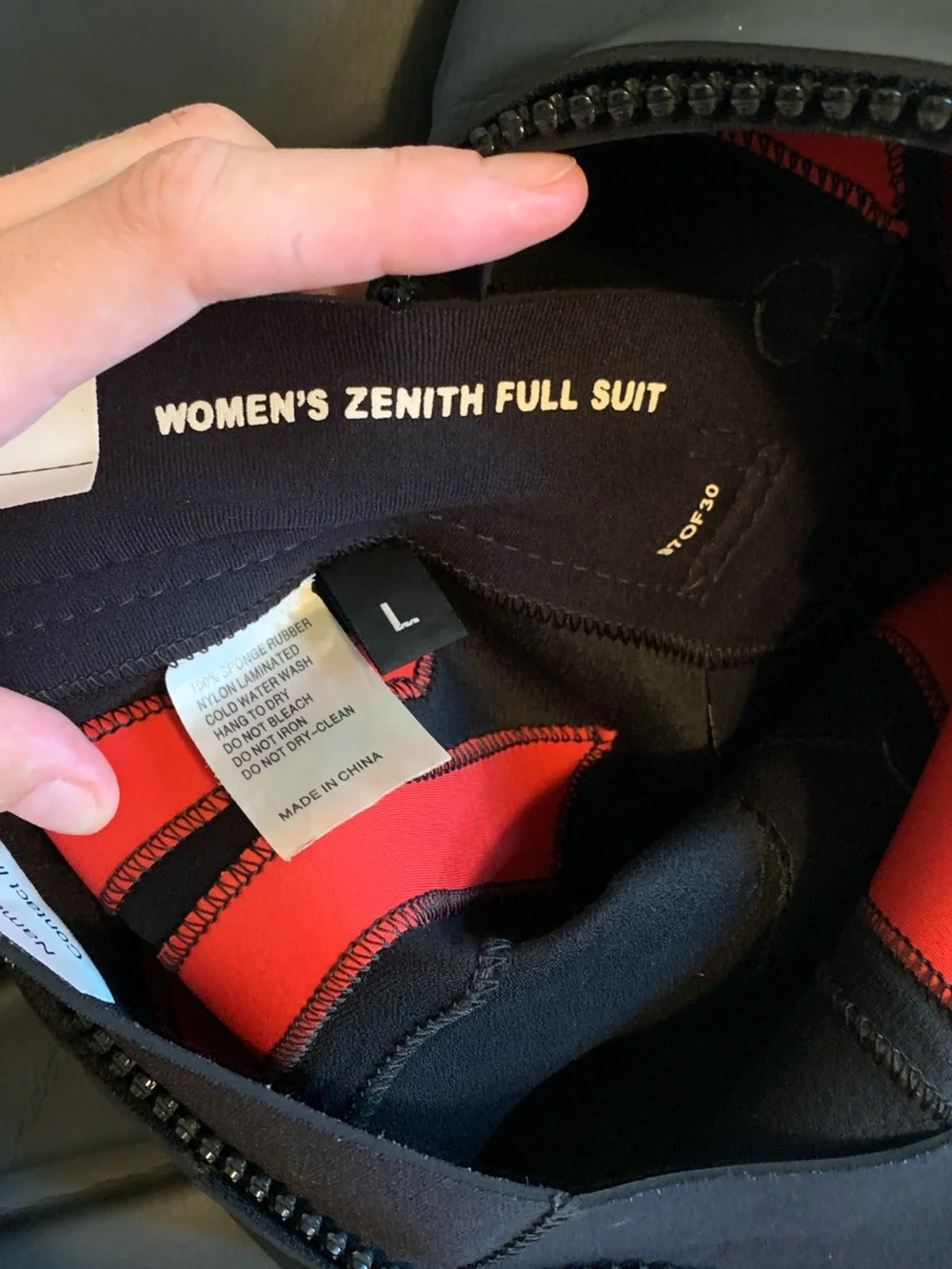Zoot Black Zenith Wetsuit with Pink Accents - Picture 6 of 6